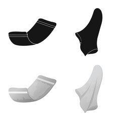 Vector illustration of soft and clean logo. Collection of soft and household vector icon for stock.