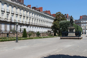 cambronne square in nantes (france)