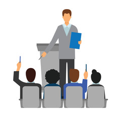 character man worker vector ilustration