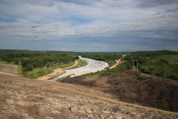 water release Outlet tubes Tuttle damn