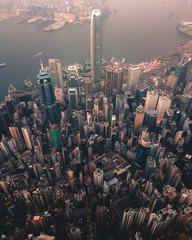 Hong Kong skyscraper drone