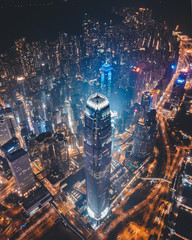 Naklejka premium Hong Kong Skyscrapers