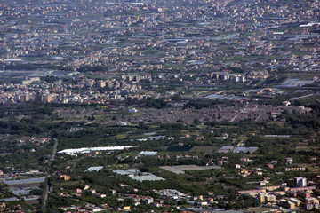 Fototapeta premium Pompéi vue de haut
