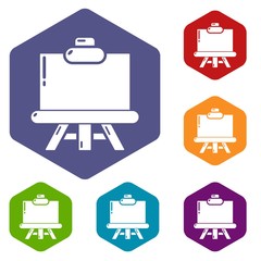 Canvas icon. Simple illustration of canvas vector icon for web