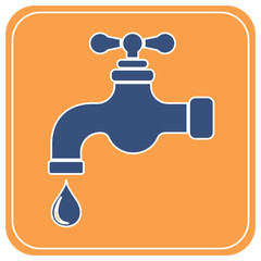 Water tap icon