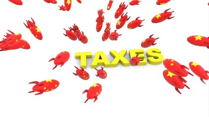 china missles to taxes