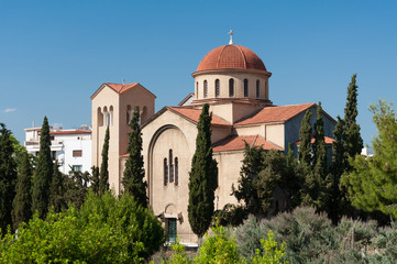 Fototapeta na wymiar Agia Triada Church near Kerameikos, Athens, Greece.