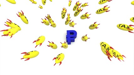 tax missle to russia ruble