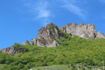 Fototapeta na wymiar Гора в Карачаево-Черкесии