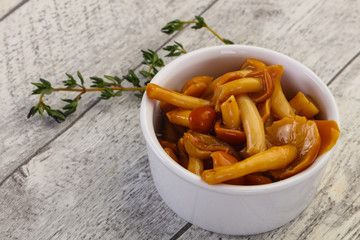Pickled honey agaric