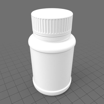 Opaque pill bottle 1