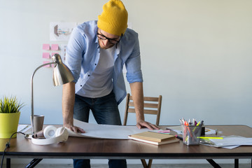 Design Studio Architect Creative Occupation Blueprint Concept