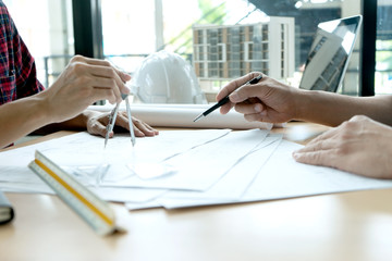 engineer or architectural project, two engineering or architect