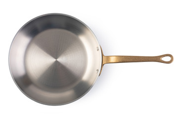 Steel frying pan