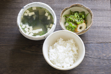 和食の朝ご飯