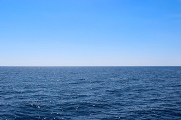 Obraz premium Mediterranean sea and sky, horizon