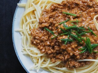 spaghetti with bolognese