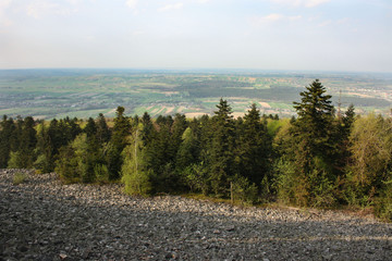 Gołoborze na Łysej Górze, Góry Świętokrzyskie, Polska © Monika