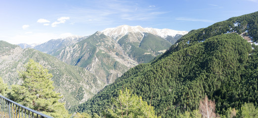 mountain landscape in the mountains