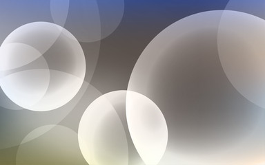 Abstract Bokeh white circle background