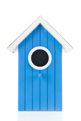 Simgle blue bird box