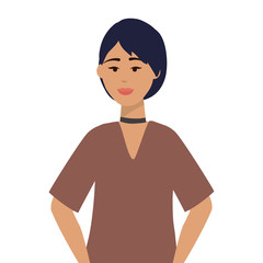 Isolated woman design vector illustrator