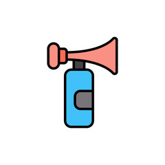 Air horn vector icon sign symbol