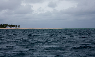 Islands and the sea near Uoleva island in Tonga