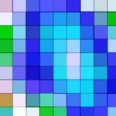 3D Abstract fractal background