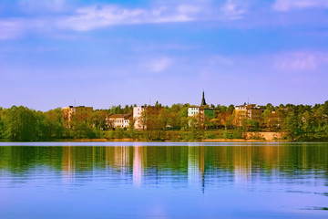 Fototapeta na wymiar View of Augustow
