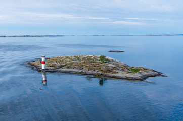 Islets of Stockholm Archipelago in Baltic Sea