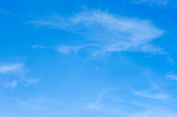Blue sky with clouds and sun light.