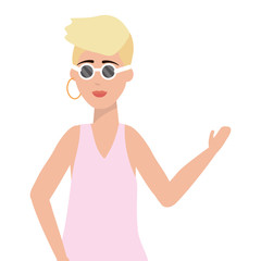 Isolated woman design vector illustrator