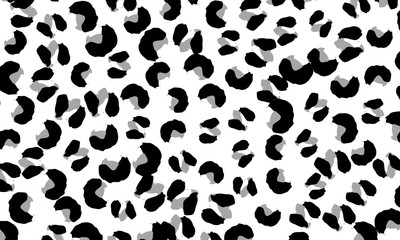 Leopard print. Animal skin pattern.