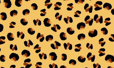 Leopard print. Animal skin pattern.