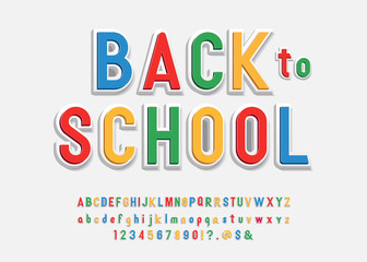 Cool modern alphabet.