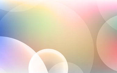 Abstract Bokeh white circle background