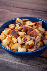 Fresh Homemade bread crouton