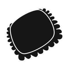 Vector illustration of manti  and Asia logo. Collection of manti  and meat stock vector illustration.