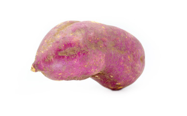 sweet or purple sweet potato. Organic Brazilian potato, healthy food.
