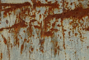 gray brown metal texture from old rusty iron wall