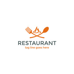 Restaurant logo template
