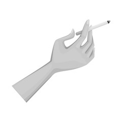 Isolated object of hand  and arm icon. Set of hand  and break  stock vector illustration.