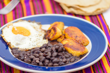 Mexican tropical breakfast