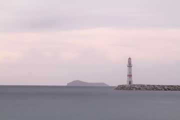 Seaside town of Turgutreis and spectacular sunsets