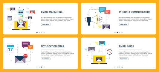 Fototapeta na wymiar Email marketing and business communication