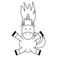 cute adorable unicorn fairy character