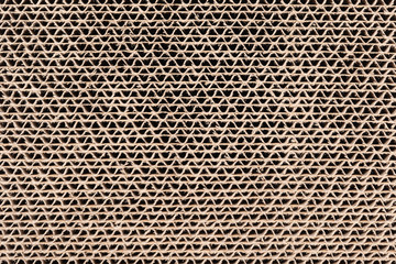 cross section of cardboard corrugated pattern as baskground and texture horizontal