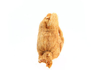 Ginseng on a white background