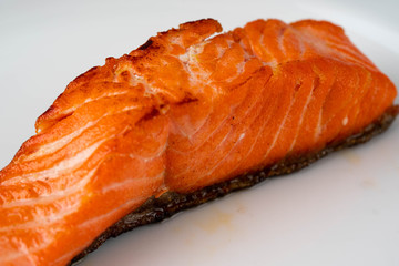 Grilled salmon